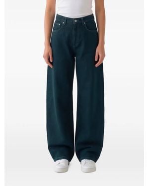 Frankie Shop Nick Barrel-Leg Jeans - Blue