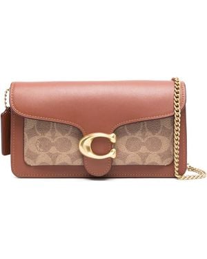 COACH Tabby Clutch Met Ketting - Roze