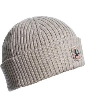 Parajumpers Berretto A Coste - Grigio