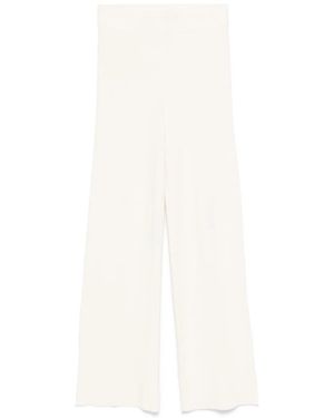 Philo-Sofie Cashmere Pantalones con abertura - Blanco