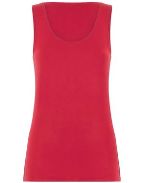 Wolford Jersey Sleeveless Top - Red