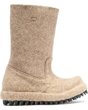 424 Butcher Felt Boots - Natural