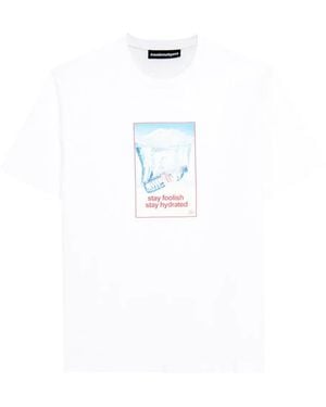 FREEDOM OF SPACE Cotton T-Shirt - White