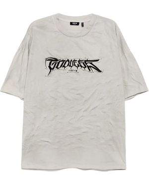 FIVE CM T-Shirt Mit Logo-Stickerei - Grau