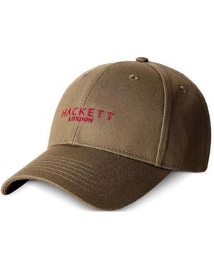 Hackett Cappello Con Logo - Marrone