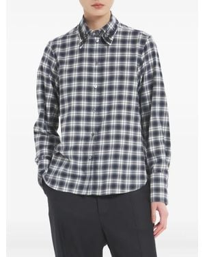 Barena Chemise À Carreaux - Gris