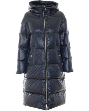 Herno Padded Hooded Coat - Blue