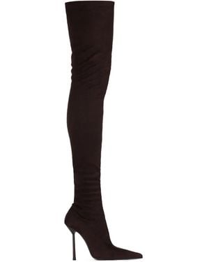 Le Silla 120Mm Bella Thigh-High Boots - Black