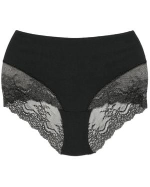 Spanx Lace-Detailed Brief - Black
