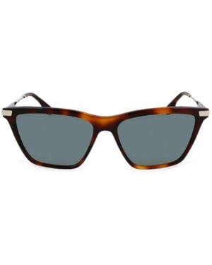 Victoria Beckham Tortoiseshell-Effect Cat-Eye Sunglasses - Gray