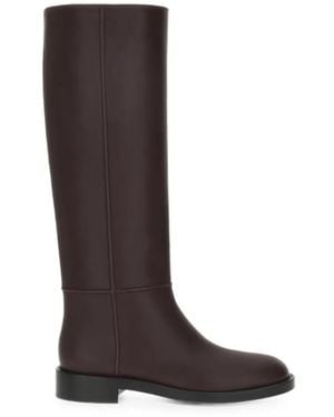 Gianvito Rossi Étrier Flat Boots - Brown