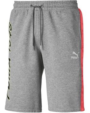 PUMA Drawstring Track Shorts - Grey