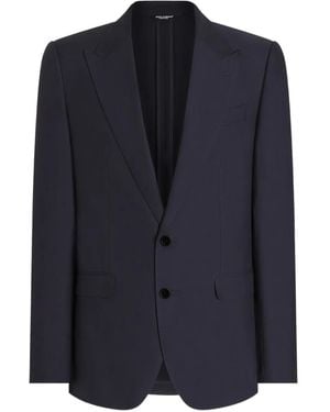 Dolce & Gabbana Sakko Mit Steigendem Revers - Blau