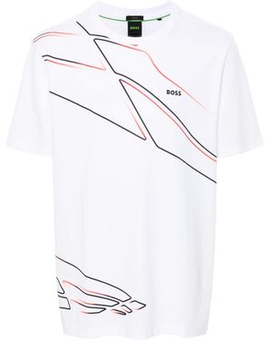 BOSS ロゴ Tシャツ - ホワイト