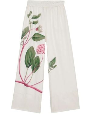 Pierre Louis Mascia Aloegots Palazzohose - Weiß