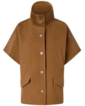 Pinko Carbonara Button Cape - Brown