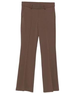 Cambio Francoise Flared Pants - Brown