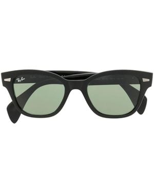 Ray-Ban スクエアフレーム サングラス - グリーン