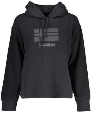 Napapijri Logo-Print Hoodie - Black