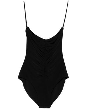 Norma Kamali Mio Bodysuit - Black