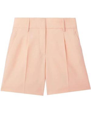 Burberry バーバリー センタープレス テーラードショーツ - ピンク