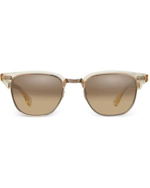 Garrett Leight Lunettes De Soleil À Monture Ronde - Multicolour