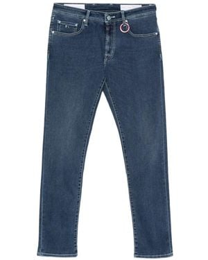 Sartoria Tramarossa Michelangelo Logo-Patch Jeans - Blue