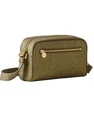 Borbonese Bolso De Hombro Con Logo En La Correa - Verde