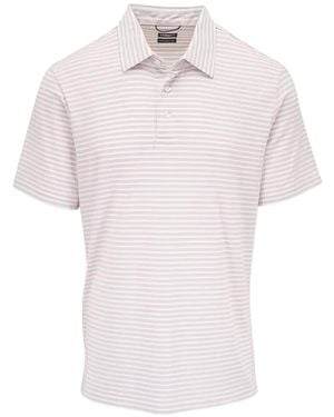 Faherty Polo À Rayures - Blanc