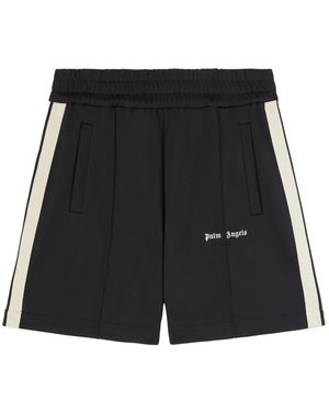 Palm Angels Logo Track Shorts - Black