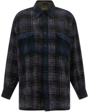 R13 Boyfriend' Shirt - Blue