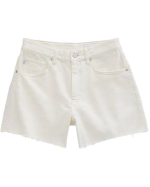 Agl Attilio Giusti Leombruni Halle Raw-Edge Shorts - White