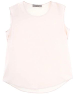 D.exterior Scoop-Neck Sleeveless Top - Pink