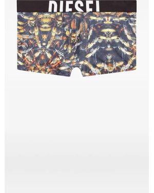 DIESEL Slip Damien Con Stampa - Blu