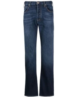 Emporio Armani J21 Straight-Leg Jeans - Blue