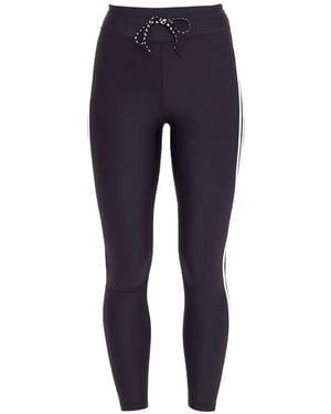 The Upside Oxford Side-Stripe Leggings - Blue