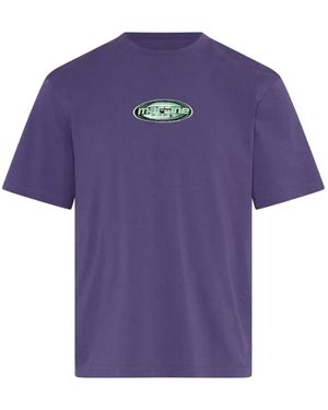 Martine Rose Camiseta Con Logo Estampado - Morado