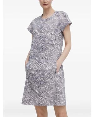 Helly Hansen Patterned Short-Sleeve Dress - Grey