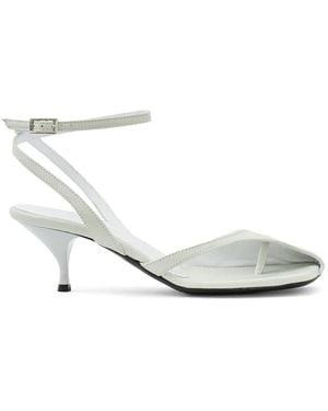 MORSICA Cut-Out Buckled Sandals - White