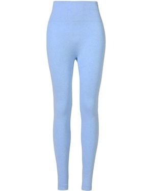 Perfect Moment Logo Modal-Blend Ski Leggings - Blue
