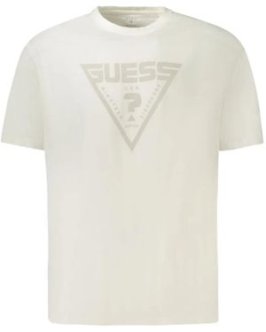 Guess Logo-Print T-Shirt - White