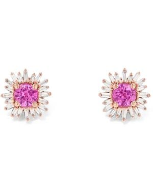 Suzanne Kalan Pendientes Princess Con Diamantes Y Zafiro - Rosa