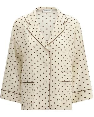 P.A.R.O.S.H. Polka-Dot Shirt - Natural