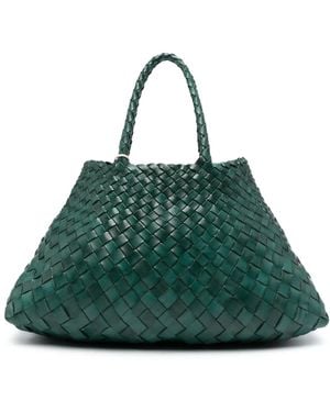Dragon Diffusion Petit Sac À Main Santa Croce En Cuir - Vert