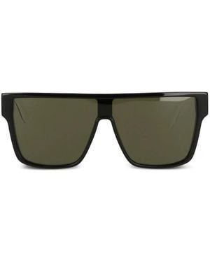 McQueen Square-Frame Sunglasses - Green
