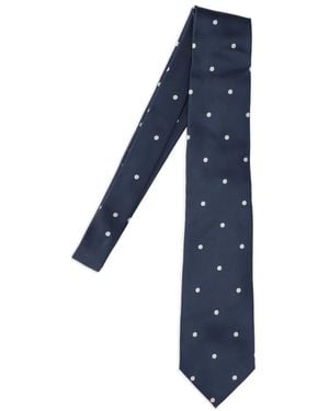 Tom Ford Polka-dots silk tie - Azul