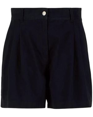 Barbour Pantalones Cortos Fern Con Pinzas - Azul