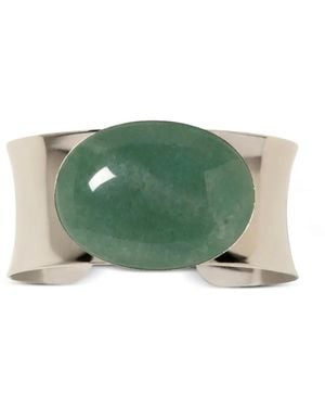 Jennifer Behr Brazalete Con Gema Oval - Verde
