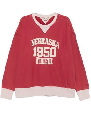 Champion Crew-Neck Sweatshirt - Red