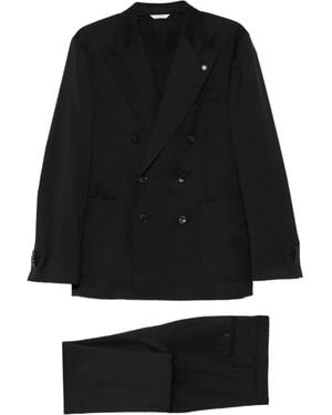 Manuel Ritz ダブルスーツ - ブラック
